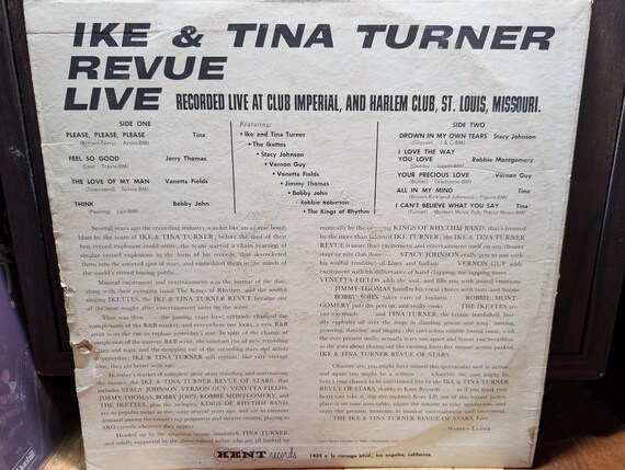 Ike & Tina Turner - Live - Vinyl - Etsy