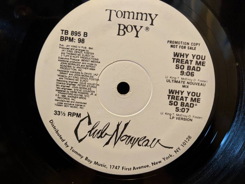 Club nouveau why you treat me so bad 12 single etsy canada