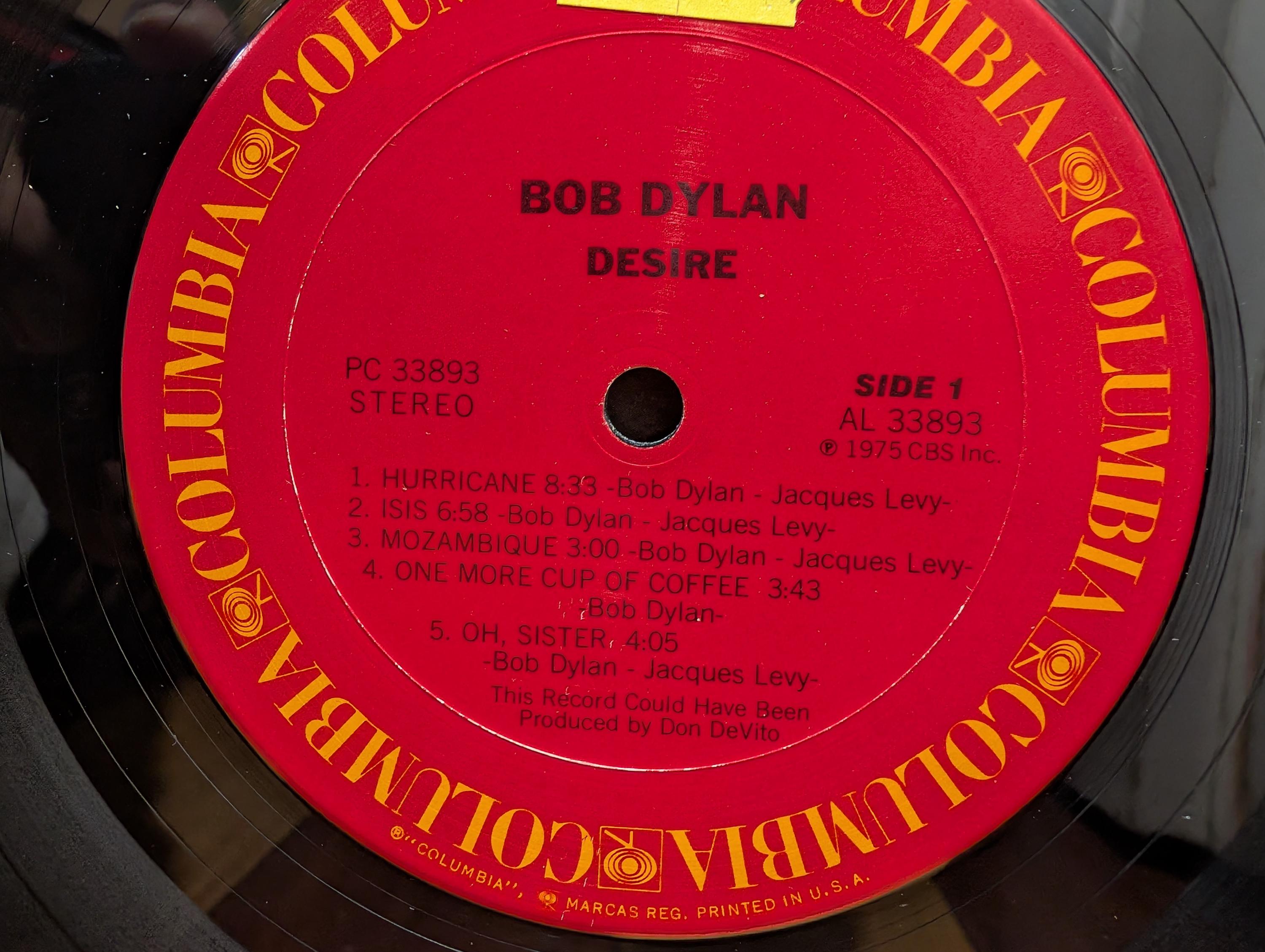 洋楽 BOB DYLAN Spring 2000 Tour 5 Gold Disc Bob Dylan - Desire - Vinyl - Etsy