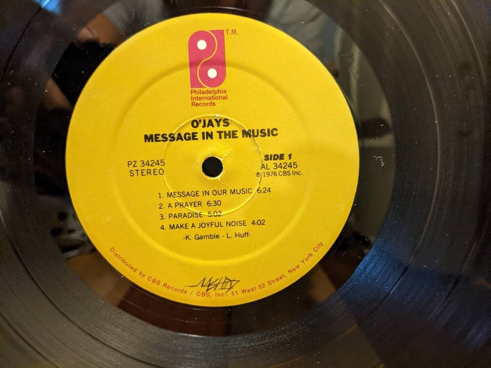 The O' Jays - Message in the Music - Vinyl - Etsy