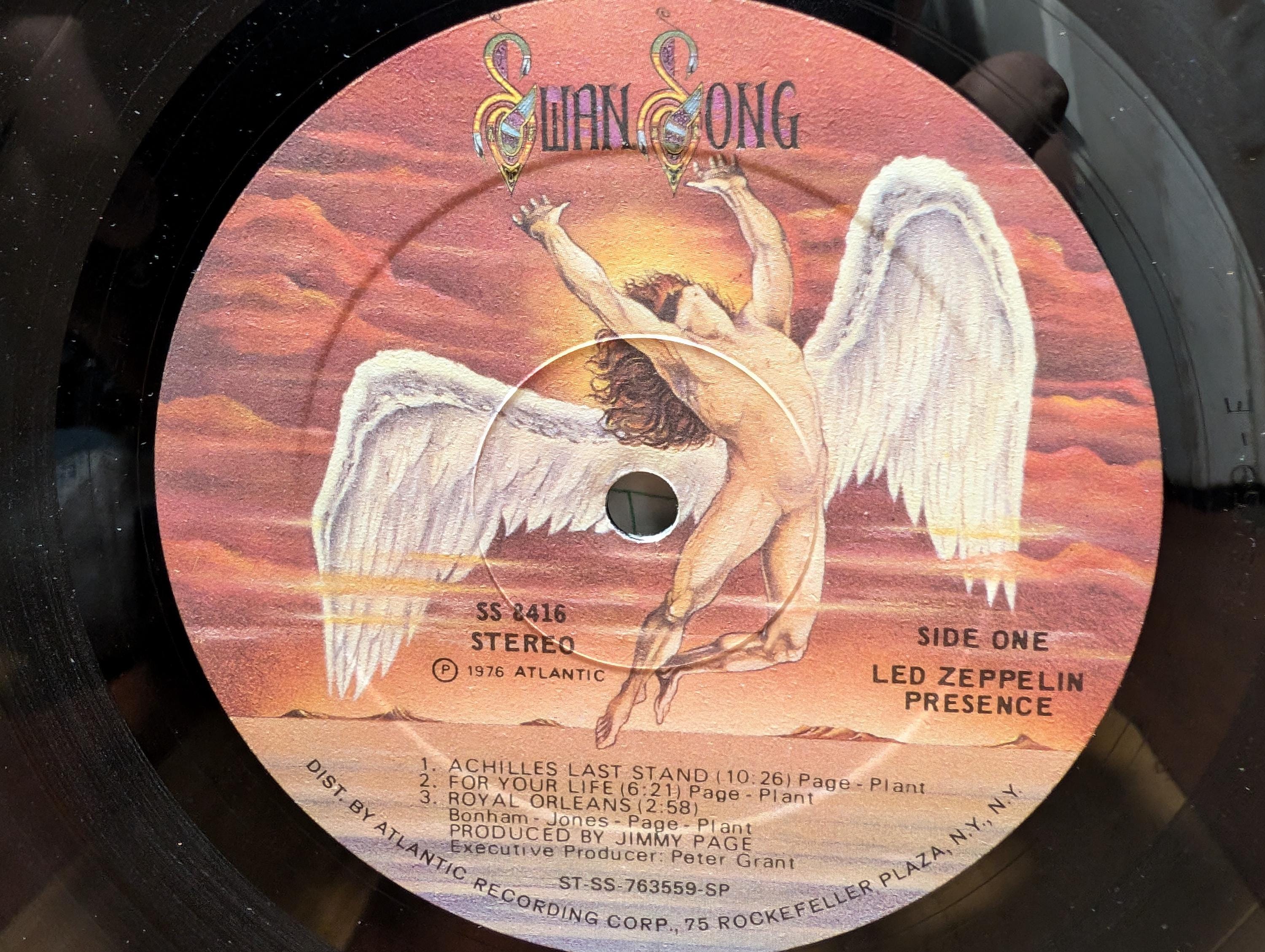 Led Zeppelin - Presence (embossed Cover) - Vinyl - Etsy