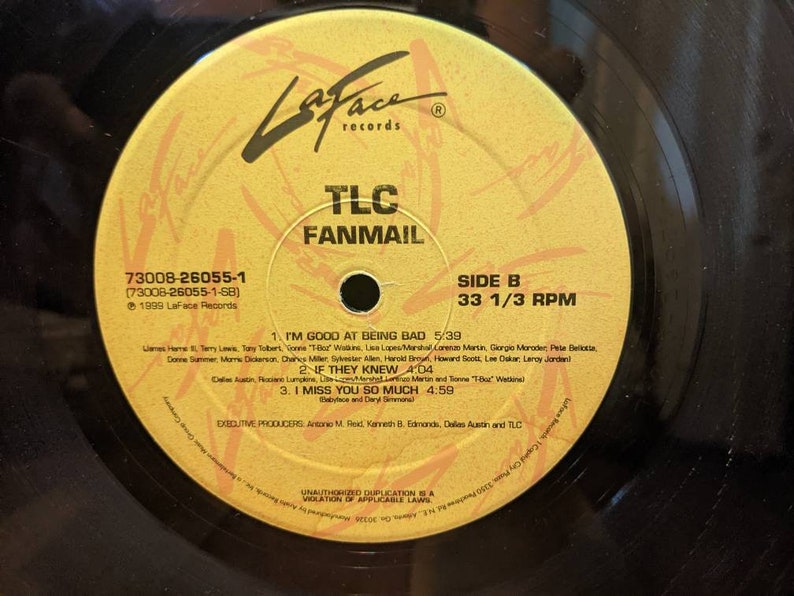 TLC Fanmail no Album Cover Vinyl - Etsy