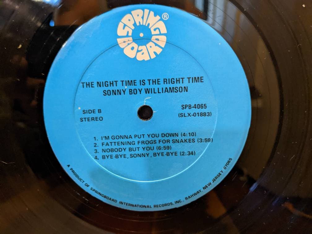 Sonny Boy Williamson and the Animals - the Night Time is the
