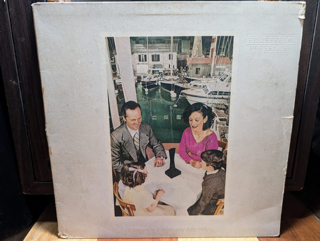 Led Zeppelin - Presence (embossed Cover) - Vinyl - Etsy