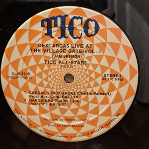 Tico All-Stars Descargas At The Village Gate Live Vol. 1 Vinyl image 3