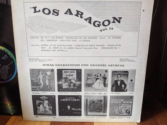 Los Aragón Volume 13 Vinyl LP – Latin Music, US Press - Etsy