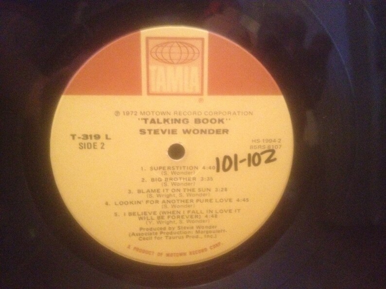 Stevie Wonder Talking Book Zip