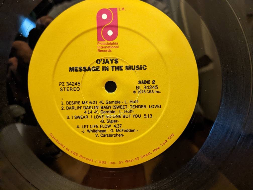 The O' Jays - Message in the Music - Vinyl - Etsy