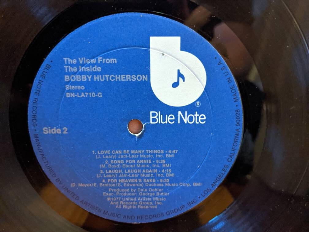 Bobby Hutcherson - the View From the Inside - Vinyl - Etsy