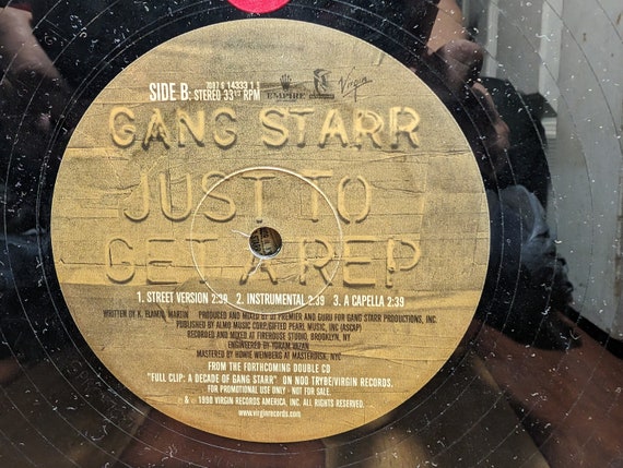 Gang Starr - Discipline / Just to Get A Rep (12