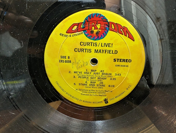 Curtis Mayfield-curtis Live! (1971 Pressing) - Vinyl - Etsy