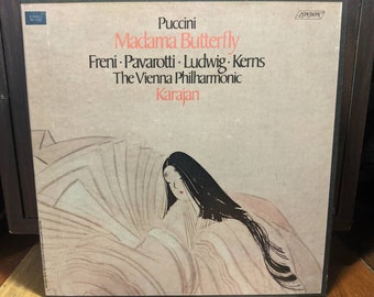 Freni, Pavarotti, Ludwig, Kerns, Vienna Philharmonic Orchestra, Karajan-Madama Butterfly (Box Set)-Vinyl