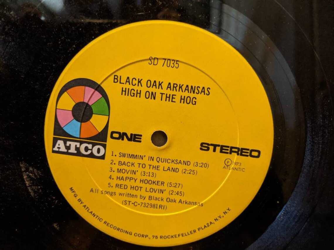 Black Oak Arkansas High On The Hog Vinilo Etsy España