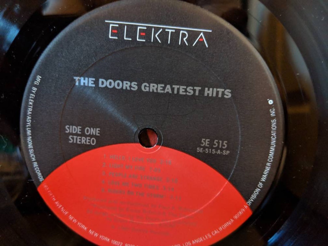 The Doors Greatest Hits Vinyl Etsy