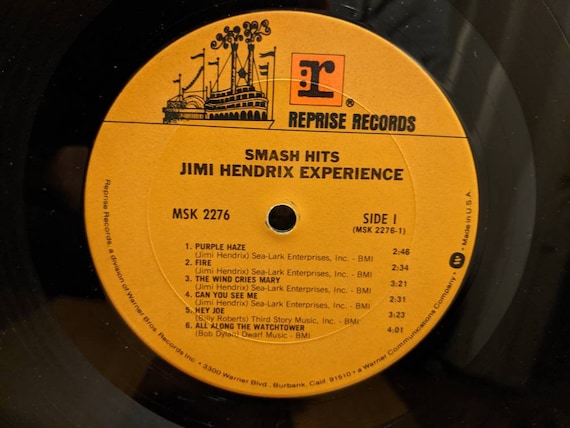 Jimi Hendrix Experience - Smash Hits (club Edition Pressing