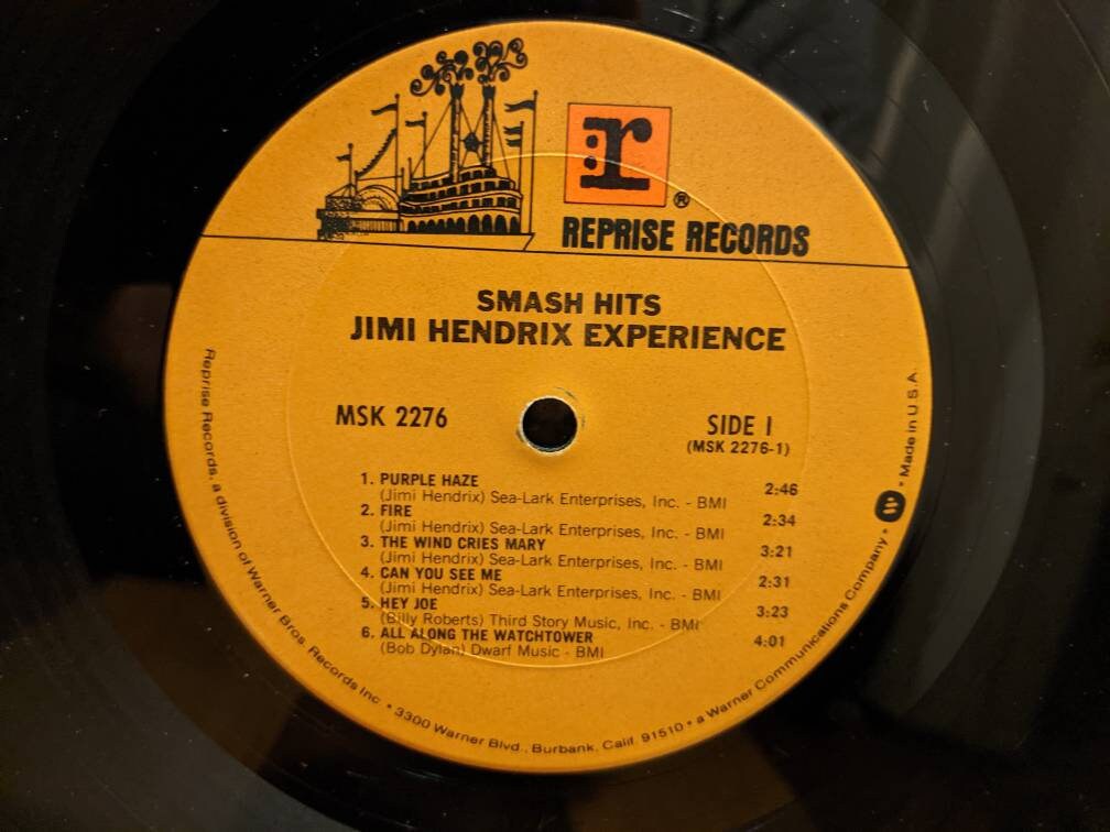 Jimi Hendrix Experience - Smash Hits (club Edition Pressing