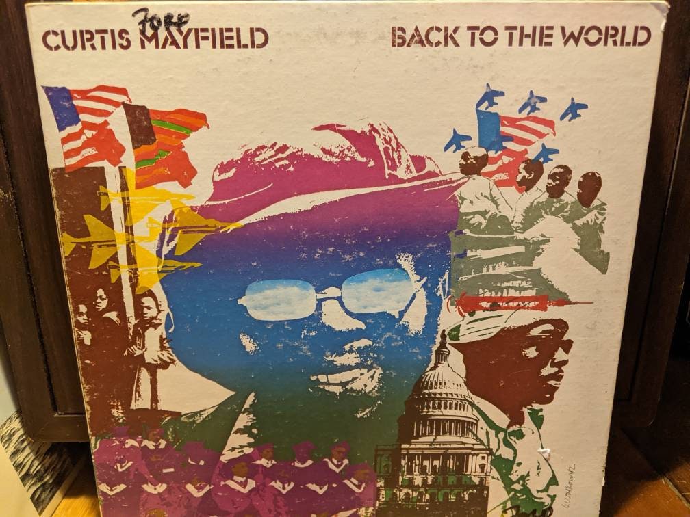 Curtis Mayfield - Back to the World - Vinyl - Etsy