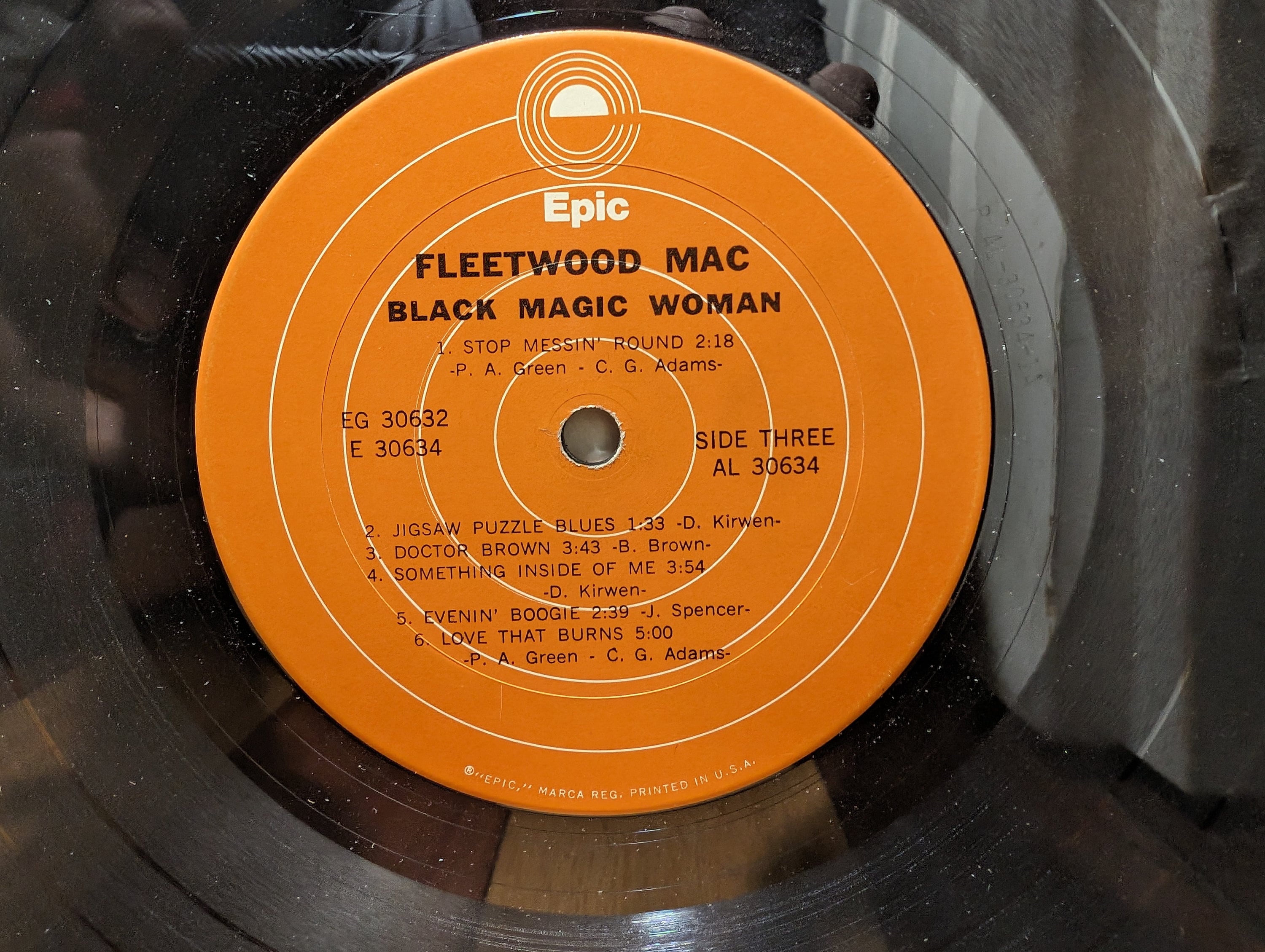 Fleetwood Mac - Black Magic Woman - Vinyl - Etsy