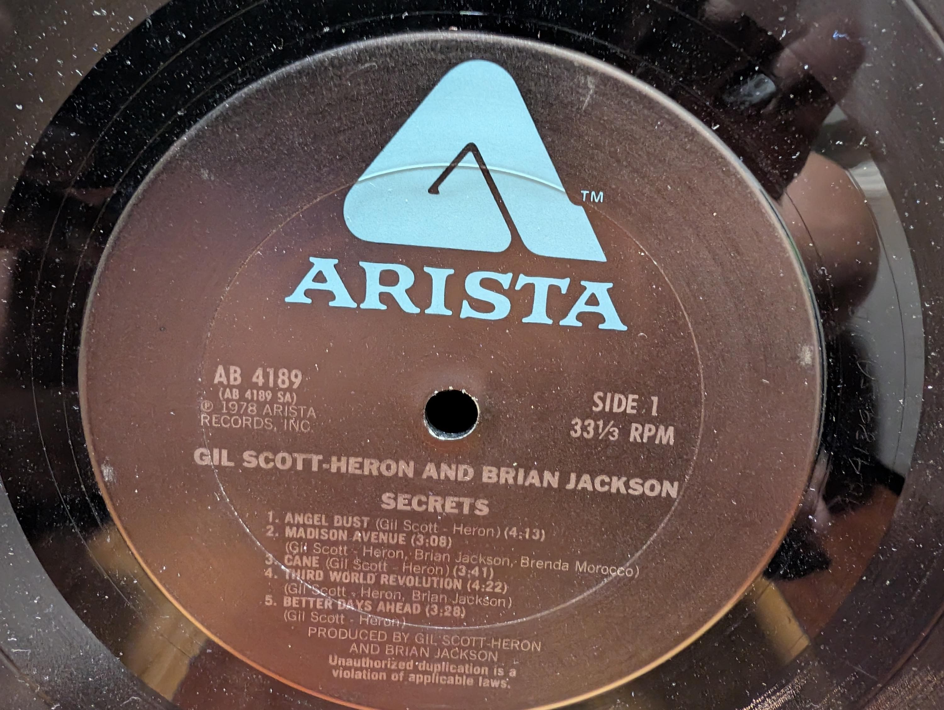 Gil Scott-heron and Brian Jackson - Secrets - Vinyl - Etsy UK