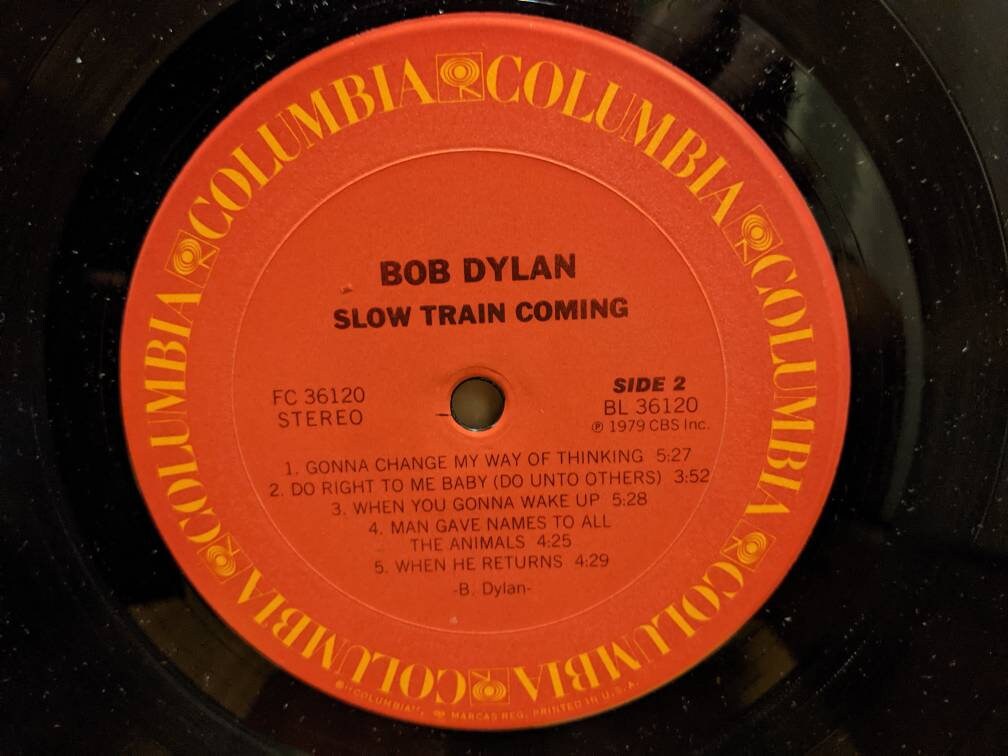 Bob Dylan - Slow Train Coming - Vinyl - Etsy