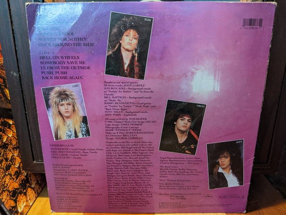 Cinderella - Night Songs - Vinyl - Etsy