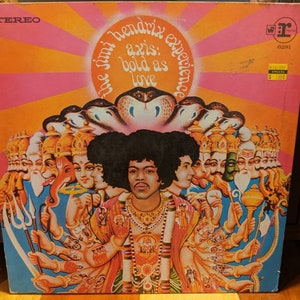 Jumbo Jimi Hendrix Bold As Love Album Cover Sticker