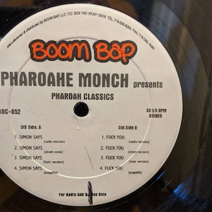 Pharoahe Monch - Simon Says - print, 1999