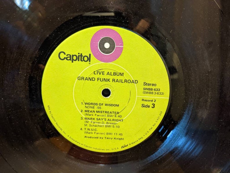 Grand Funk Railroad Live Album 2x vinyl record image 4