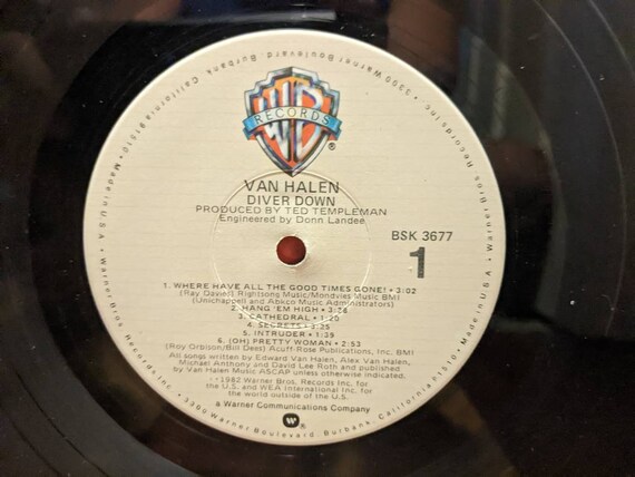 Van Halen - Diver Down - Vinyl - Etsy