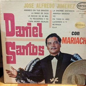Daniel Santos Con Mariachi-Jose Alfredo Jimenez-Vinyl