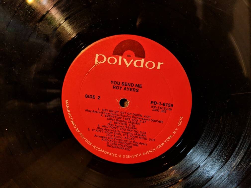 Roy Ayers – You Send Me – Vinyl (Pitman Pressing, LP, Album