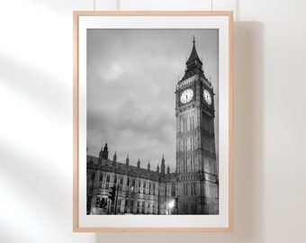 Big Ben wall art | London cityscape print | England travel photography | Big Ben photo | London print | World traveller wall art
