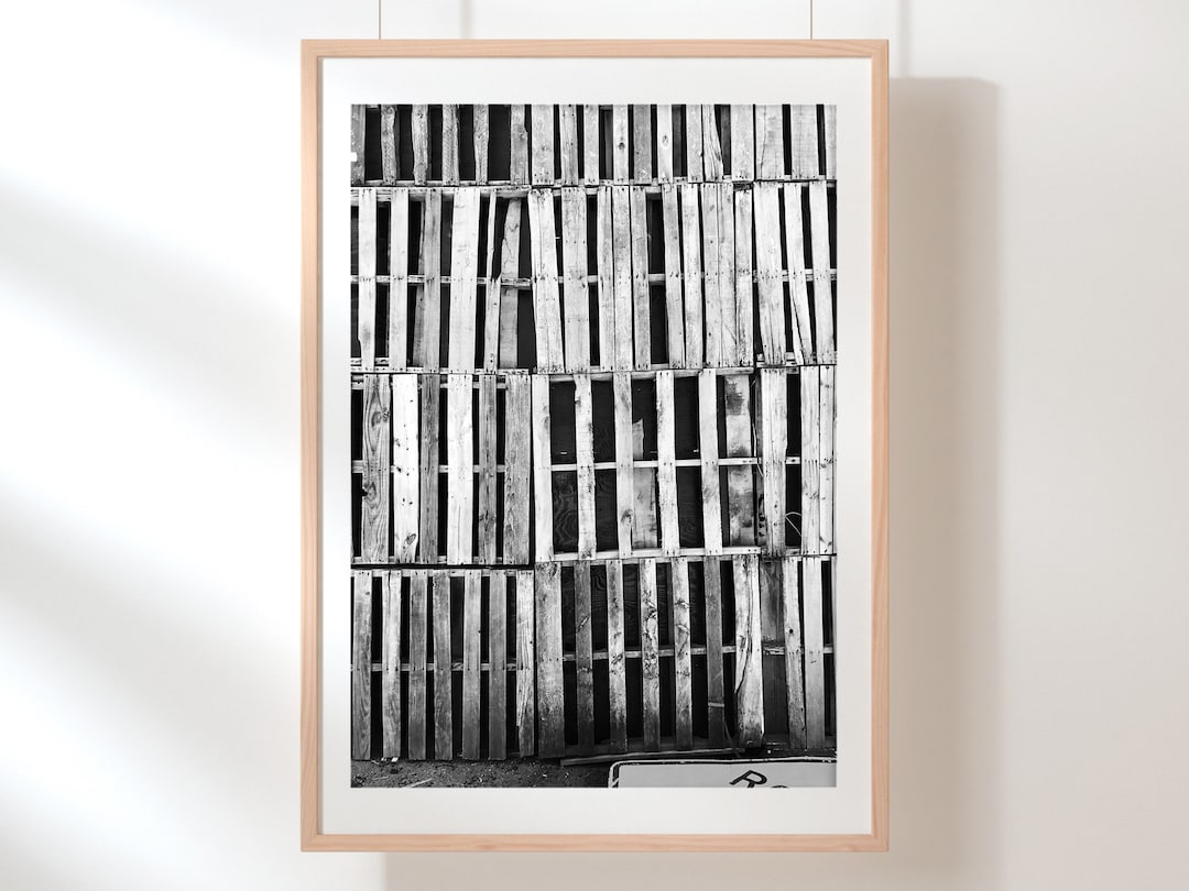 Curated visual reference: Industrial Style Wall Art Decor Reference: Industrial Style Pallet Wall Fine Art Print Perfect For Rustic