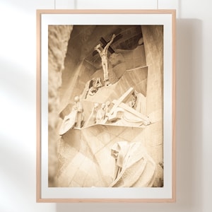 Barcelona Sagrada Familia fine art print, Catalonia Spain travel photography wall art print for home and office decor