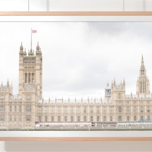 London Palace of Westminster wall art print | London city wall art | Houses of Parliament photo | Bedroom wall art | Living room art