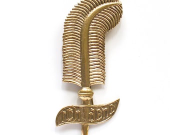 Edward Woodstock Brass Badge: 14th Century Medieval Pilgrim Pin