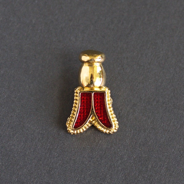 Merovingian bee, cloisonné jewelry pendant / button / accessory, V century historical design, Dark Ages accessories, bee pendant