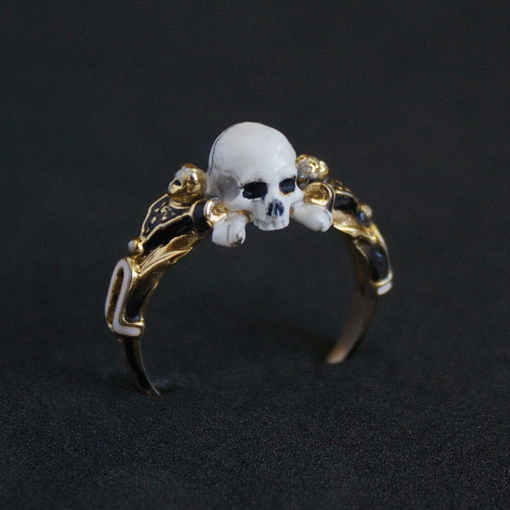 メメントモリ ドイツ製ポイズンリング Memento Mori Poison Ring – Leviticus Jewelry