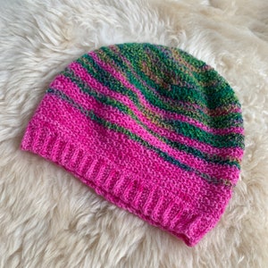 Crochet pattern for Hat & Mitten Set: 'Pair it up' striped crochet beanie hat and mitten winter gift set intermediate crochet pattern image 4