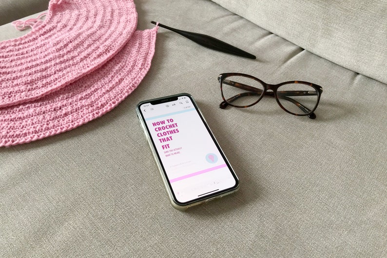 E-bok om virkad tyg: Hur man virkar kläder som passar (och som du faktiskt vill ha på dig) - att virka plagg framgångsrikt från ett mönster bild 2