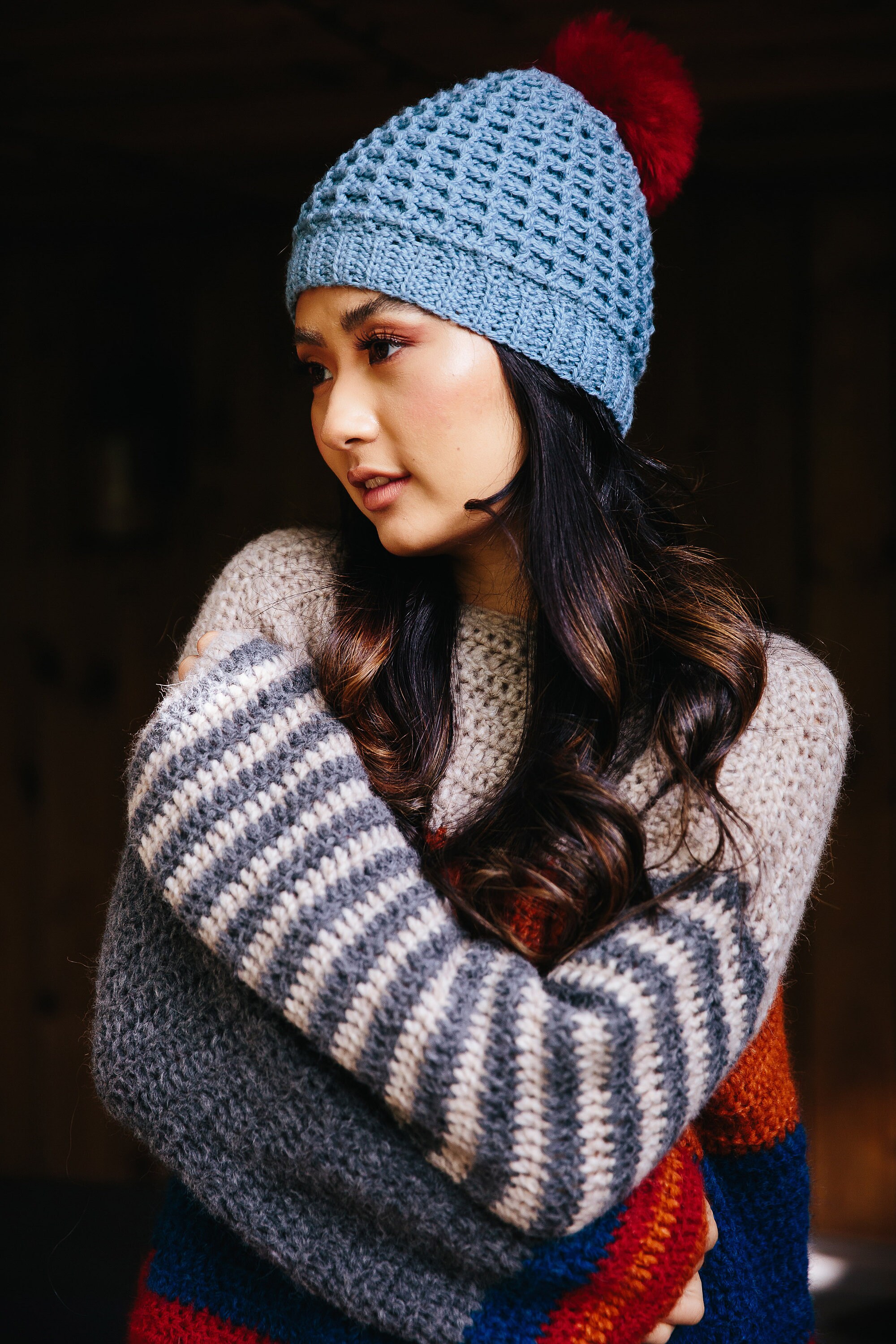Crochet Waffle Stitch Hat Pattern: Crochet Pattern for a cosy | Etsy