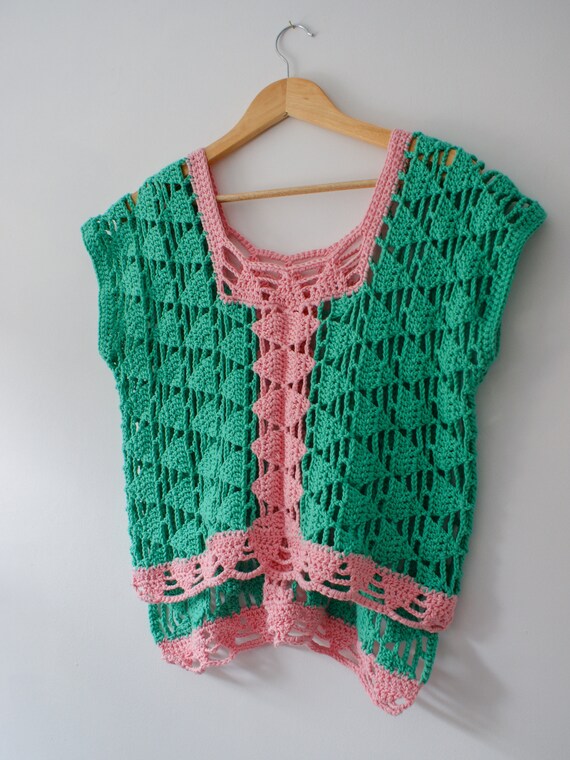 Summer crochet vest pattern sale