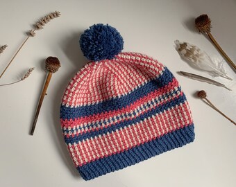 Scandi Stashbusting Crochet Beanie Pattern: Simple Nordic