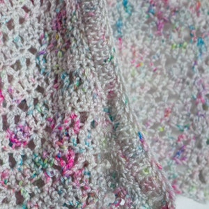 Ripple Crochet Cardigan Pattern: A short sleeved cropped crochet cardigan pattern for festivals and summer evenings image 10