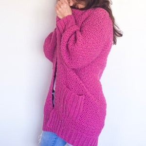 Everyday Hugs Cardi Crochet Pattern. Women's Cosy Oversized Cardigan ...