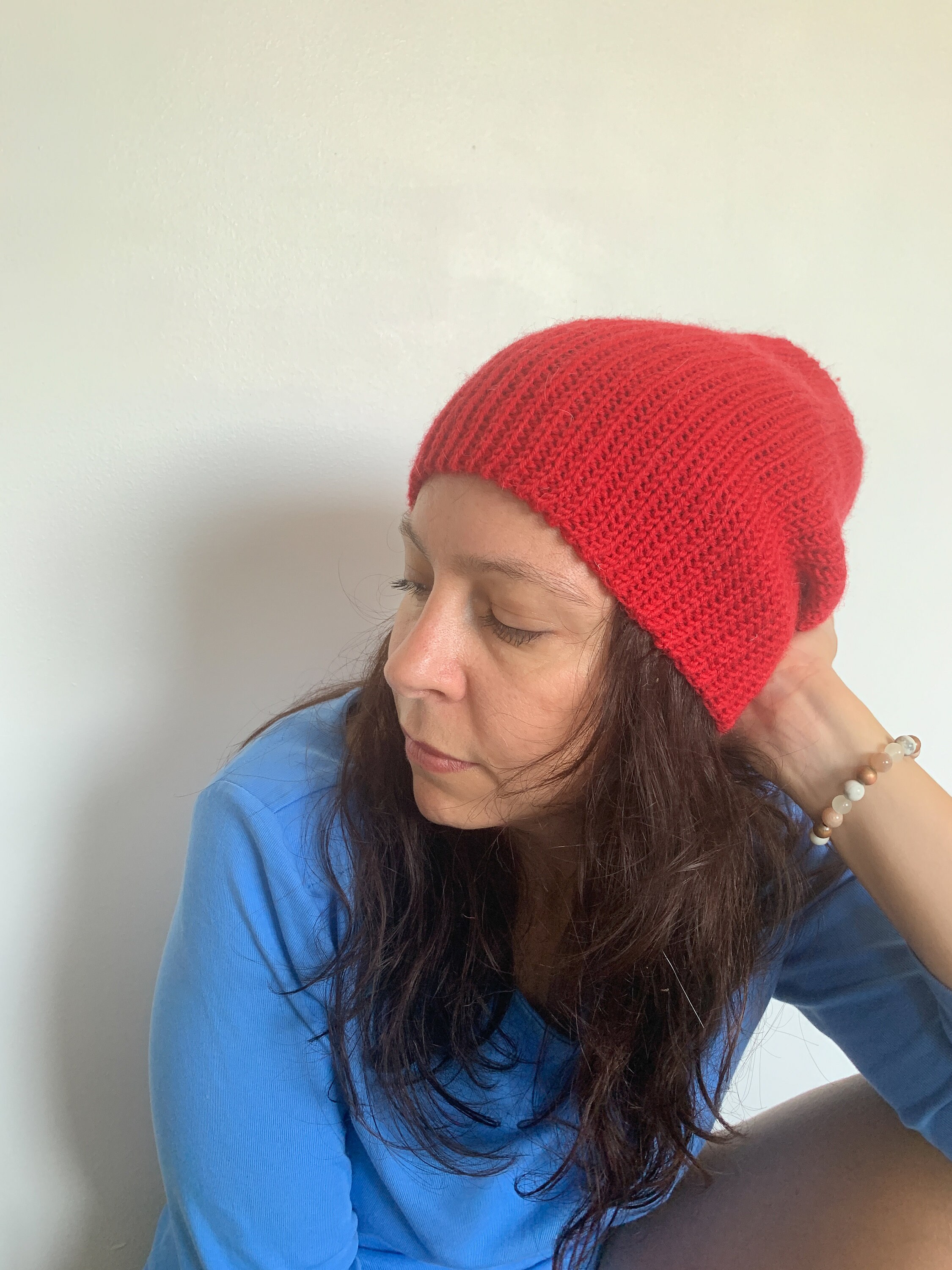 Ribbed Crochet Beanie Hat Pattern 