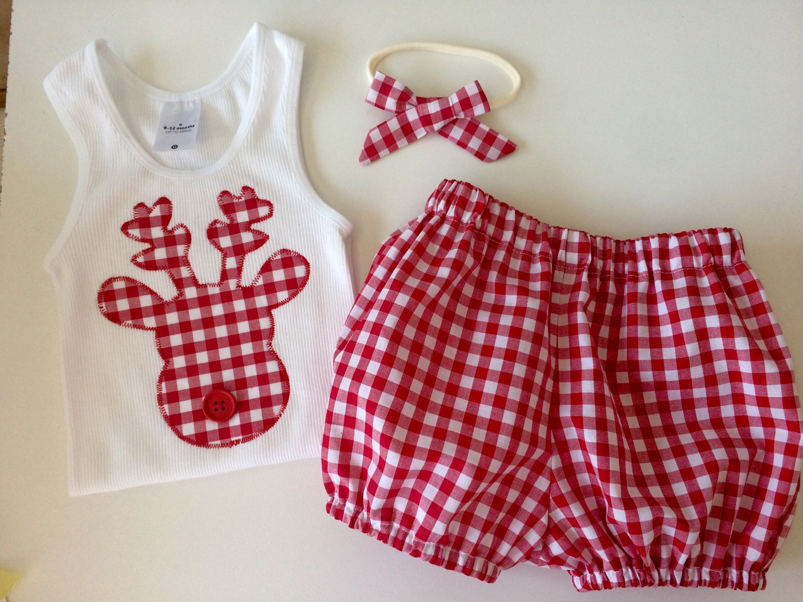 Baby Christmas Outfit Baby Boys or Girls Shorties and Tank Etsy Australia