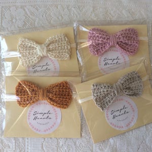 Handmade Cotton Crocheted Bow Headband: Baby Girl Hair Accessory