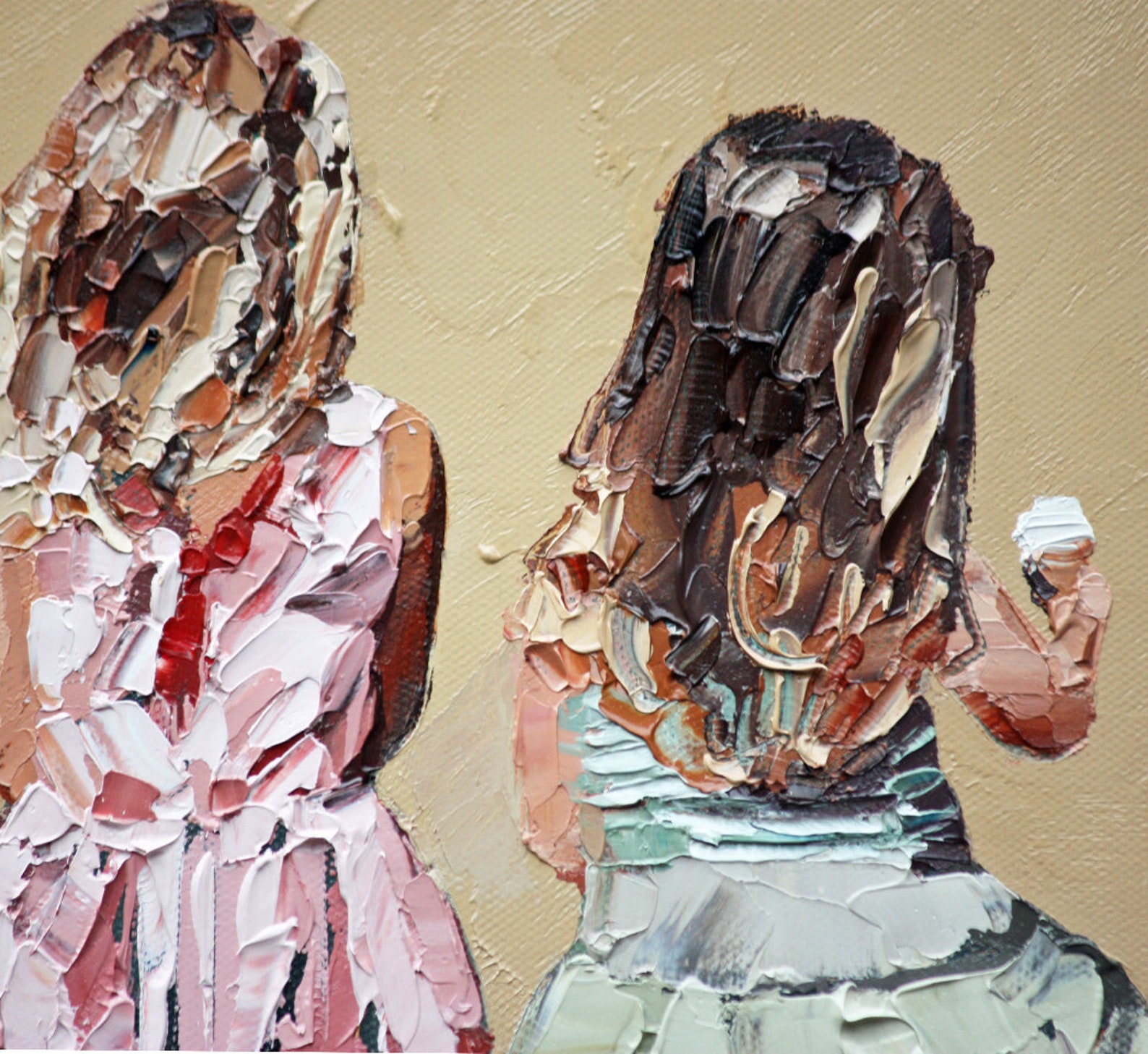 Ice Cream Painting Oil Painting Painting Painting Original Canvas Art