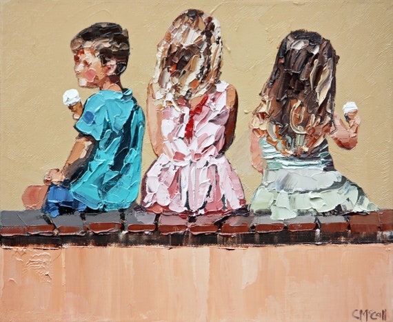 Ice Cream Painting Oil Painting Painting Painting - Etsy